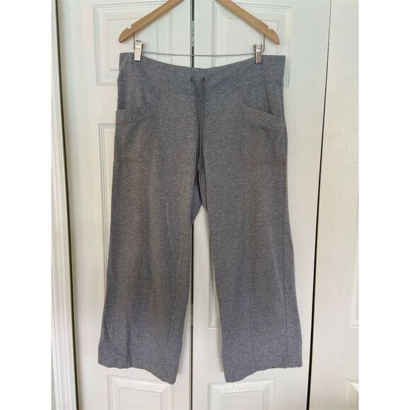 Danskin Now Pants - Danskin Now Women's Gray Capri Pants Size M Relaxed Fit Casual